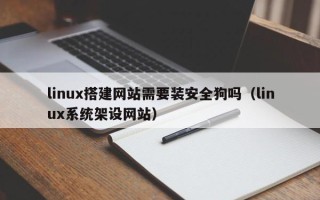 定安linux搭建网站需要装安全狗吗（linux系统架设网站）